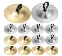 ULTECHNOVO 10 Pairs Iron Finger Cymbals for Dance and Stage Performance, Mini Cymbal Instruments with Comfortable Grip and Easy to Carry for Parent Interaction
