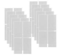 ULTECHNOVO 10 Sheets Large White Writable Identification Stickers for School and Home Organization Self-Adhesive Multipurpose Label Stickers with Spacious Writing Area for Folders and Storage