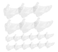 ULTECHNOVO 1000pcs Clear Disposable Plastic Foot Covers for Moisturizing Foot Masks Long Tube Bath Liners for Spa Shoe Trials Hot Wax Treatment for Full Coverage and Hygiene