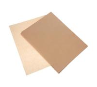 ULTECHNOVO 100pcs Baking Mat Paper Parchment Fry Paper Heat-Resistant for Oven Greaseproof Parchment Steam Liner Khaki