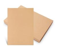 ULTECHNOVO 100pcs Brown Kraft Paper Sheets 150gsm Thick Cardstock for Artistic Applications and Drawing Sturdy and Safe Kraft Paper A4 Scrapbooking and Handmade Projects