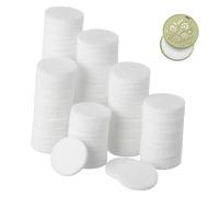 ULTECHNOVO 100Pcs Cotton Aroma Pads for Diffuser Essential Oil Pads for Aromatherapy Necklaces Compact Refill Discs Safe and Cotton Material for Home Go