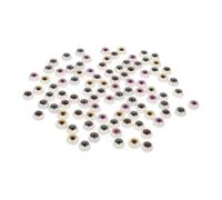 ULTECHNOVO 100Pcs DIY Doll Eyes Accessories Acrylic Bear Eyes for Halloween Crafts Decorative Props and Amigurumi Projects Premium Quality for Enhanced DIY Creations