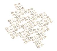 ULTECHNOVO 100pcs DIY Wooden Arabic Numbers Unpainted Clock Decors for Wall School Crafts Office Lightweight Reusable Crafting Supplies for Handmade Clock Panels and Digital Replacement