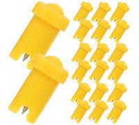 ULTECHNOVO 100pcs Eyelash Glue Bottle Anti-blocking Needles Plastic and Stainless Steel Tips for Eyelash Extension Tools Easy-use Replacement Pins for Lash Adhesive Bottle Efficiency