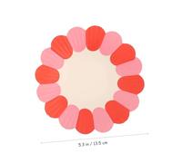 ULTECHNOVO 100pcs Floral Paper Plates for Party Bright Spring Dessert Trays with Colorful Flower Prints for Showers Tea Parties Birthday Celebrations and Seasonal Decorations