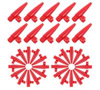 ULTECHNOVO 100pcs Inflator Air Compressor Plastic Nozzle Replacement Accessories Kit for Balloon and Football Inflation, Easy to Use, Fast Inflation, Portable Hand Pump Adapter for Sports