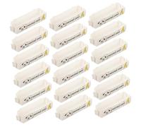 ULTECHNOVO 100pcs Kraft Paper Hot Dog Boxes Lid Waterproof Snack Containers for Takeaway for Sausage and Cheese-Stuffed Hot Dogs