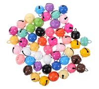 ULTECHNOVO 100Pcs Metal Small Bells for DIY Crafts and Decorations Wear-resistant Jingle Bells for Pets Keychains Wedding Festival Party Accessories Multi-use Portable Pendants