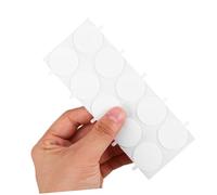 ULTECHNOVO 100pcs No Trace Double-sided Tape Glue Tape Round Round Transparent for Fixing Hand Tear White Acrylic
