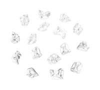 ULTECHNOVO 100pcs Reusable Plastic Ice Cubes Fake Artificial Crystal Gems for Home Decor Living Photo Props Washable