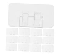 ULTECHNOVO 100pcs Self-Adhesive Hanging Clips for Outdoor String Lights Weather-Resistant Heavy Duty Cable Holders for Christmas Decorations Invisible Cord Management for Garden Patio Window