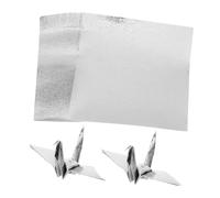 ULTECHNOVO 100pcs Square Pearlized Origami Paper for DIY Arts Projects Single-Sided Folding Craft Paper with Moderate Thickness Suitable for Handmade Cranes Hearts
