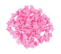 ULTECHNOVO 100PCS Star-Shaped Pin Back Holders Plastic Lapel Pin Keepers for Tie Tacks Badge Accessories for Uniforms and Decorations
