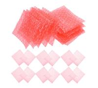 ULTECHNOVO 100pcs Static Bubble Film Bag Red Thick Material for Packing and Shipping Items Securely
