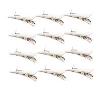 ULTECHNOVO 100pcs Xmas Tree Ornament Clips Multifunctional Adornment Clamps for Christmas Garland Wreath and Party Decorations Easy to Install Decorative Plant Supports