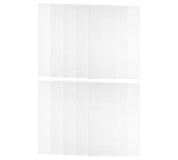 ULTECHNOVO 10pcs A4 Pvc Sheets 0.2mm Hard Plastic Film Rigid Stencil Sheets for Card Making and Frame Protecting with Double-sided Protective Film