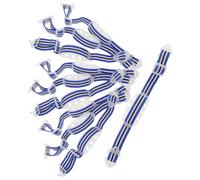 ULTECHNOVO 10pcs Adjustable Elastic Chin Strap with Reinforced Impact Dispersion and Detachable Chin Cup for Hard Hat Safety Accessories Industrial Construction and Bike Helmets