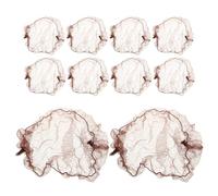 ULTECHNOVO 10Pcs Elastic Invisible Bun Hair Nets for Ballet Dance and Gymnastics Strong Mesh Hair Covers for Cooking and Serving