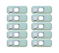 ULTECHNOVO 10pcs for Cabinets Doors Easy to Install Pinch Lock for Boys and Girls Prevents Accidental Openings for Home Safety