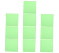 ULTECHNOVO 10pcs Green Double-sided Microfiber Instrument Cleaning Cloths for Guitar, Piano Violin Polishing, Musical Instrument Wiping Cloths for Care and Maintenance
