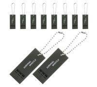 ULTECHNOVO 10pcs Loud Emergency Whistle with Triple Holes Design, Abs Plastic Outdoor Life-saving Whistle for Fishing and Hiking, Multipurpose Tool with Wide Signal Coverage for Camping