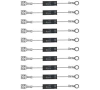 ULTECHNOVO 10pcs Microwave Oven Diodes Replacements High Voltage Diode Microwave Oven Unidirectional Abs Aluminum Alloy Copper High-efficiency Technology Easy to Use Low Energy Consumption
