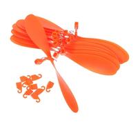 ULTECHNOVO 10pcs Model Airplane Propellers Kit for Science Education Optimized Aerodynamic Blades Compatible with Thunderbird Glider Tiger Helicopter Rubber Band Power Parts for Rc Aircraft