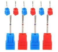 ULTECHNOVO 10pcs Nail Grinding Tool Manicure Drill Bits Carbide Bit for Russian Manicure Salon Use