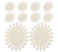 ULTECHNOVO 10pcs Oval Nail Sample Chart Nail Display Wheel Plastic Material with Smooth Surface Wear Resistant and Easy to Clean