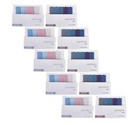ULTECHNOVO 10pcs Paper Page Marker Self-adhesive Page Tabs, Creative Paper Material with Easy to Carry and Classification Features, for Home and Office Use Random Color