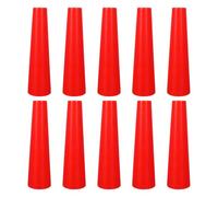 ULTECHNOVO 10pcs Plastic Yarn Bobbins Conical Spool for Textiles and Fibers Smooth Surface Technology and Tangle Prevention for Professional Textile Use and Weaving Sturdy PVC Yarn Spindle
