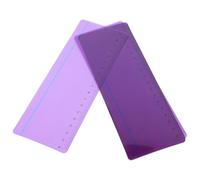 ULTECHNOVO 10pcs Purple Pet Reading Aid Bookmarks with Dual Functionality Highlight Strips and Ruler Reading Assistance Tool for Dyslexia-Friendly Visual Tracking