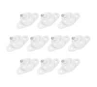 ULTECHNOVO 10pcs Sensor Metal Wall Mount Universal Sensor Wall Mount Bracket Simple Elegant Design Firm Materials Easy Installation for Indoor Use and Offices White