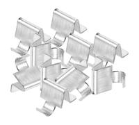 ULTECHNOVO 10pcs Shelving Brackets Kitchen Cabinet Shelf Support Bookcase Shelf Clips Silver High-Strength Iron Material Easy Installation and Removal Versatile Solution for Settings