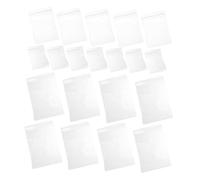 ULTECHNOVO 120pcs Clear PVC Jewelry Storage Bags Thickened Self-sealing Pouches with Transparent Anti-tarnish Organizer for Necklaces Earrings Protection and Quick Identification