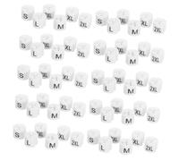 ULTECHNOVO 120pcs Plastic Clothes Hanger Markers Clips Wardrobe Dividers for Home Laundry Retail Garment Organization Clear Labels for Easy Clothing Identification