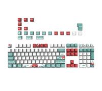 ULTECHNOVO 129pcs Coral Themed Pbt Mechanical Keyboard Keycaps Set with Xda Profile for Custom Gaming Keyboards Sturdy Plastic Material and Easy to Operate for Mechanical Enthusiasts