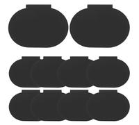 ULTECHNOVO 12pcs Blackboard Price Display Tag Clips Lightweight PVC Material Smooth Surface for Writing Erasable Chalkboard Labels for Retail Store Pricing Supplies