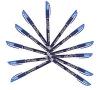 ULTECHNOVO 12pcs Blue Pen Erasable Gel Ink Lightweight Smooth Writing with Eraser Abs Material for Students Office Exam Use Assorted style