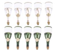 ULTECHNOVO 12pcs Empty Wedding Bubble Bottles Refillable Plastic Decorative Bubble Containers for Wedding Decoration and Outdoor Entertainment for Adults
