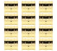 ULTECHNOVO 12pcs European Wedding Candy Boxes Plastic Mini Vintage Favor Boxes for Bridal Shower Candy Packaging