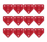 ULTECHNOVO 12Pcs Fire Extinguisher Hook Wall Hanger Bracket for Fire Extinguisher Mounting, Made of Sturdy Iron with Unique Shape, Easy to Install and Safe for Wall Use
