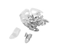 ULTECHNOVO 12pcs Guitar Finger Pick Set with Metal Index Finger Picks for Acoustic Guitar Banjo Ukulele Bass Plectrums with Ventilated Design for Comfortable Long Playing Sessions
