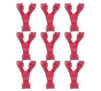 ULTECHNOVO 12pcs Plastic Finger Food Tongs Set, Mini Anti-Scald Eating Clips for Home Kitchen and Restaurant Use, Food Preparation Utensils for Clean and Safe Snack Handling