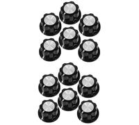 ULTECHNOVO 12pcs Speaker Knobs Electric Guitar Knobs Tone Control Instrument Accessory Volume Control Replacement