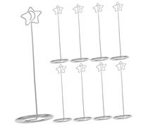ULTECHNOVO 12pcs Wire Star Place Card Holders Memo Clip Holders for Weddings Parties and Events Versatile Table Decorations for Notes and Photos