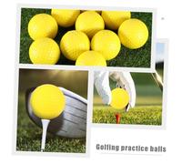 ULTECHNOVO 12pcs Yellow Foam Golf Balls Soft Training Balls for Indoor Outdoor Golfing Practice Suitable for All Skill Levels