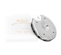 ULTECHNOVO 13 Note Pitch Tuner Disc Mouth Tuner for Erhu Violin Guitar with Ear Training Function Silver ABS Zinc Alloy Construction Compact Circular Design A Cappella Performers