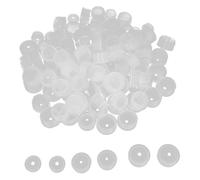 ULTECHNOVO 150pcs Press-in Bottle Adapter for Medicine Bottles, Plastic Dosing Tool with Wide Compatibility, Hygienic Design, Suitable for Pediatric Dosing and Hospital Use